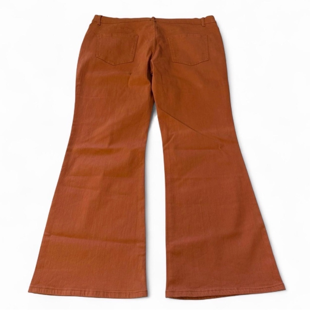 Sterling Kreek Walking West Brown Denim Flared Jeans Women’s 15/16 Cowgirl Rodeo - Picture 4 of 7